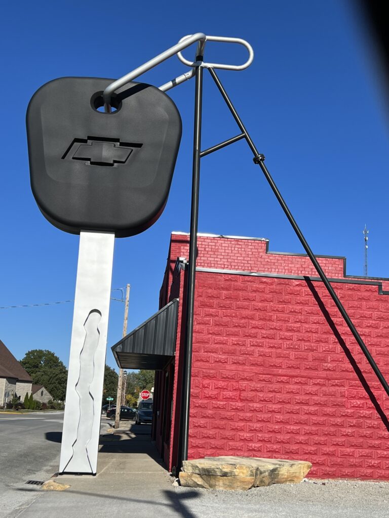 Big Pencil in Casey, Illinois - Silly America